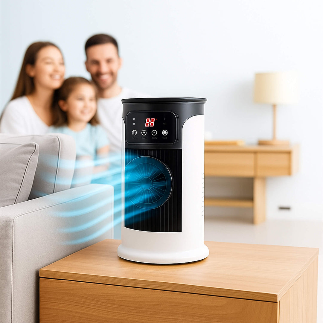 Windowless portable AC, energy-efficient room cooler. Quiet operation ensures comfortable home cooling for summer.