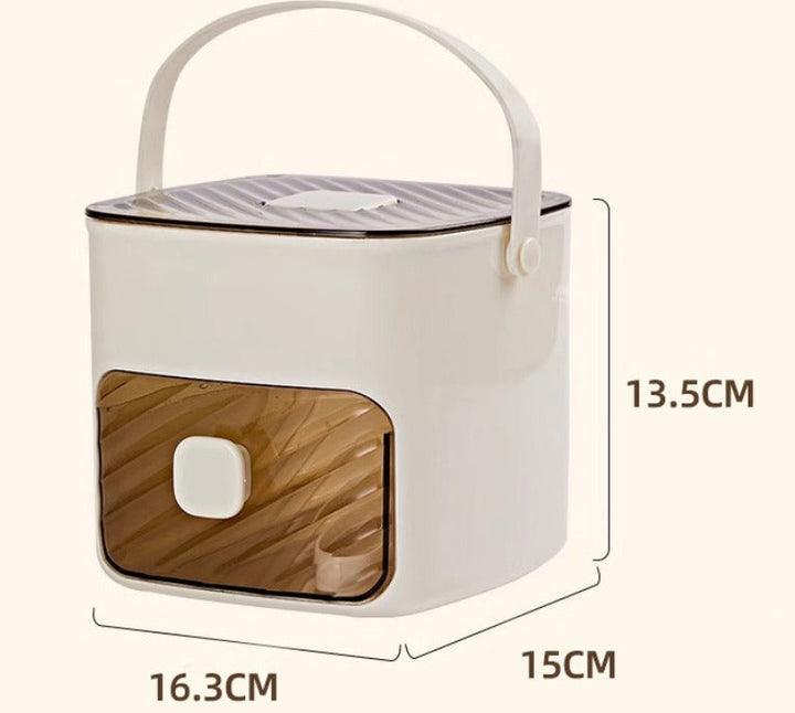 Versatile portable ice maker for all needs: home, office, outdoor adventures, parties & beverage cooling.