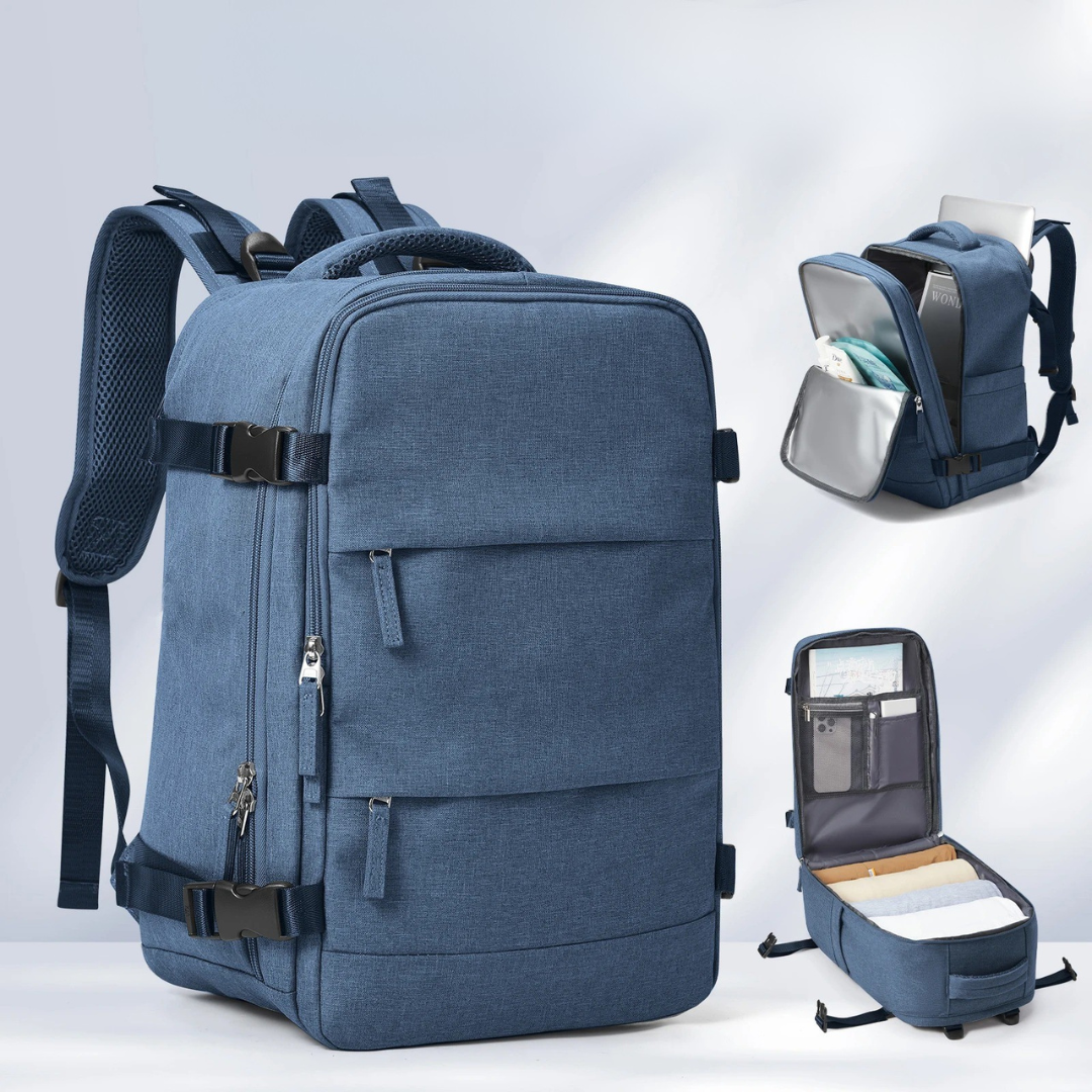 Stylish casual unisex travel backpack for daily essentials. Perfect as a school, work or weekend trip bag for men.