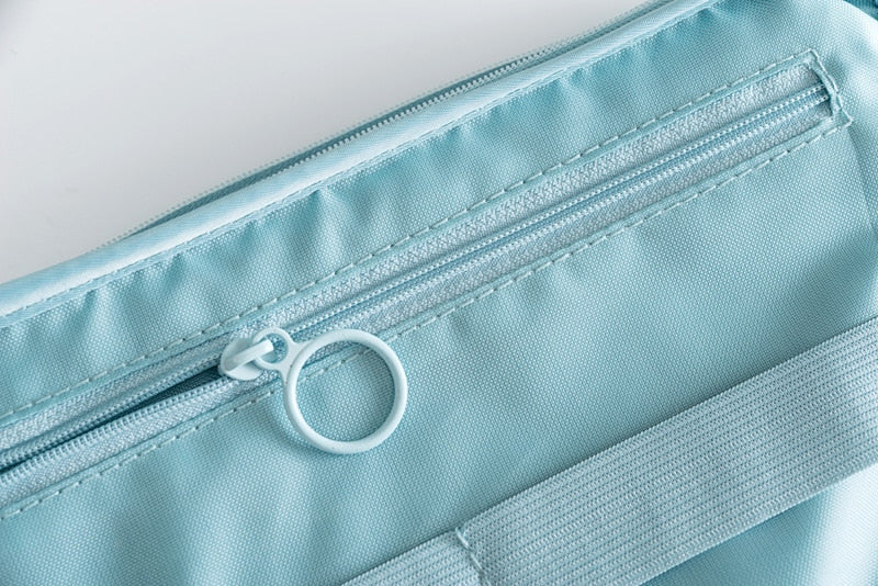 Unisex waterproof cable organizer & gadget case with bonus mini storage for travel tech.