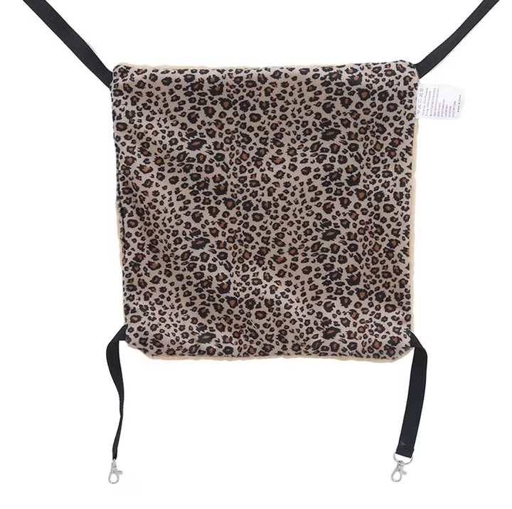 Secure & plush cat hammock bed, elevated for comfort. Washable, space-saving pet accessory for happy cats.