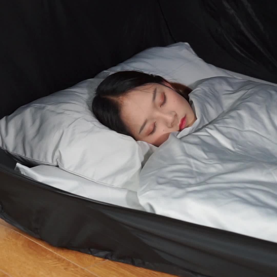Versatile folding tent bed: perfect for camping, travel, student dorms, or creating indoor privacy anywhere.