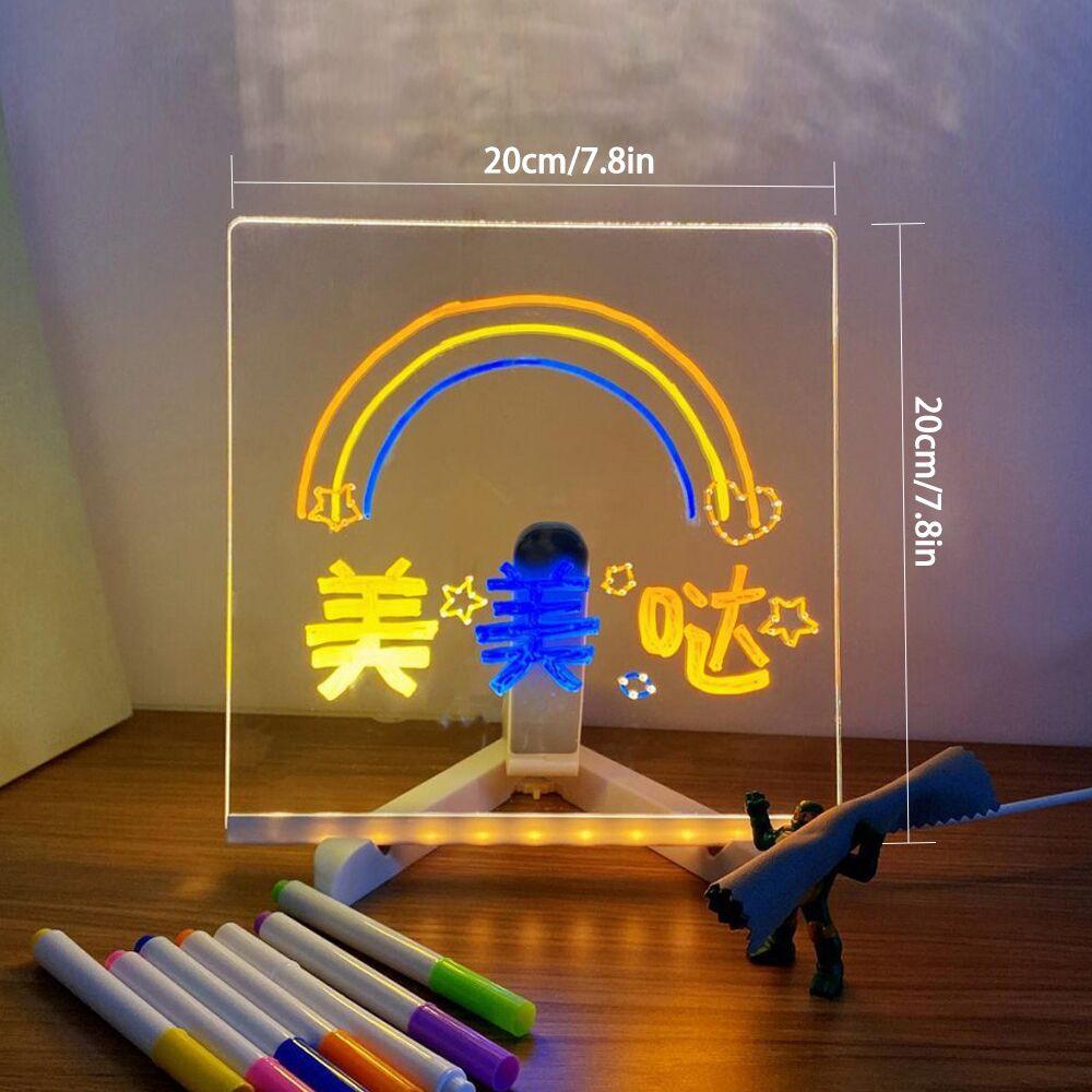 Reusable LED display board for office memos, creative displays, or a unique desk night light.