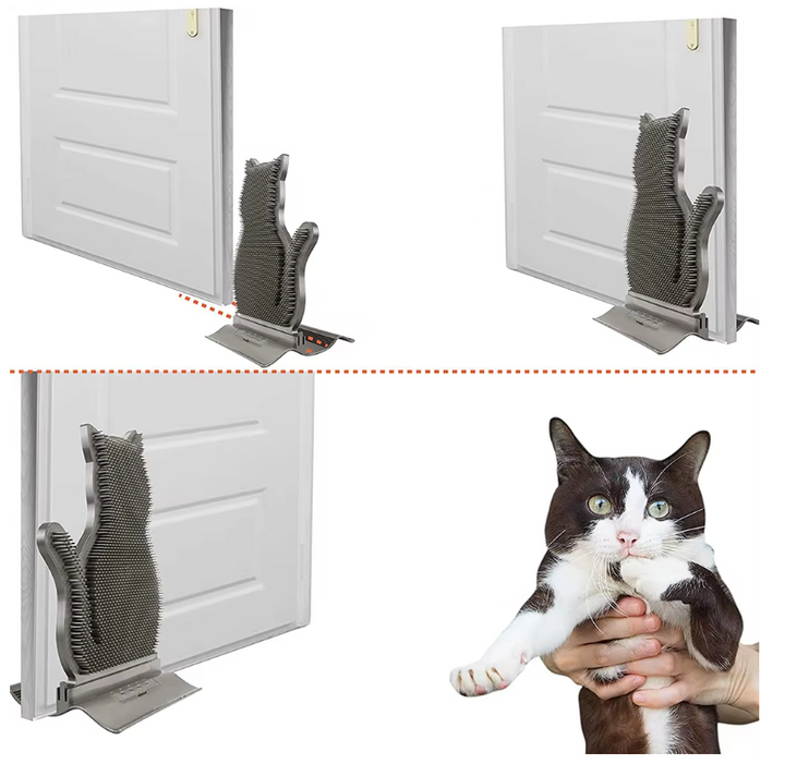 Compact cat design silicone towel holder, space-saving organization for small bathrooms.