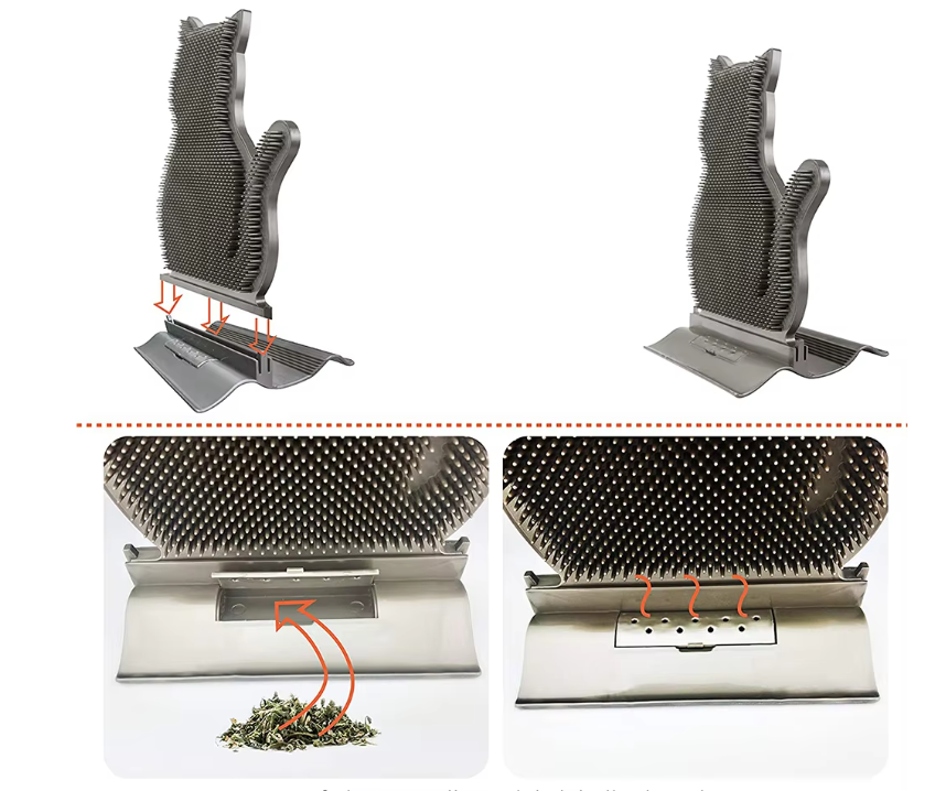 Easy-to-install cat silicone towel hanger, anti-slip for kitchen, bath, or laundry room.