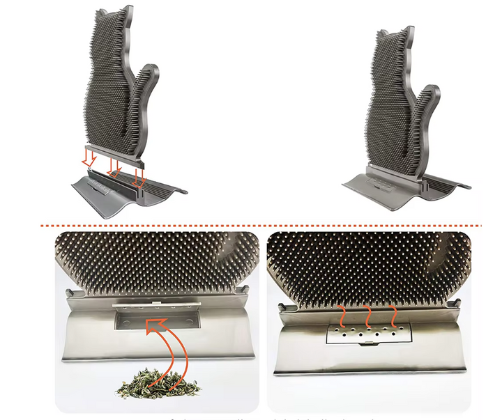 Easy-to-install cat silicone towel hanger, anti-slip for kitchen, bath, or laundry room.
