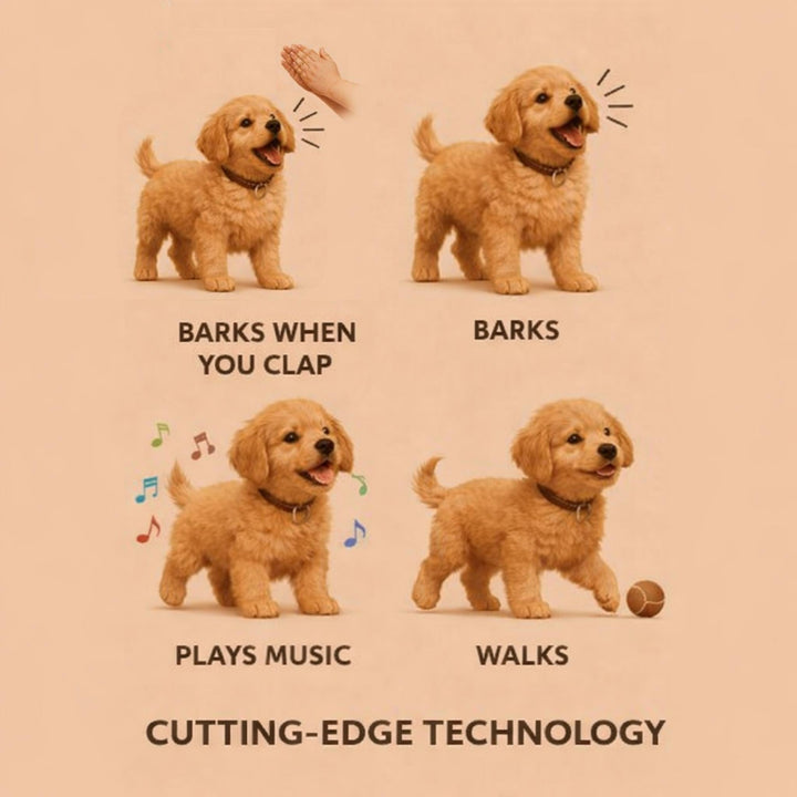 Fun interactive robot dog toy, providing a realistic pet experience and imaginative play for children 3+.