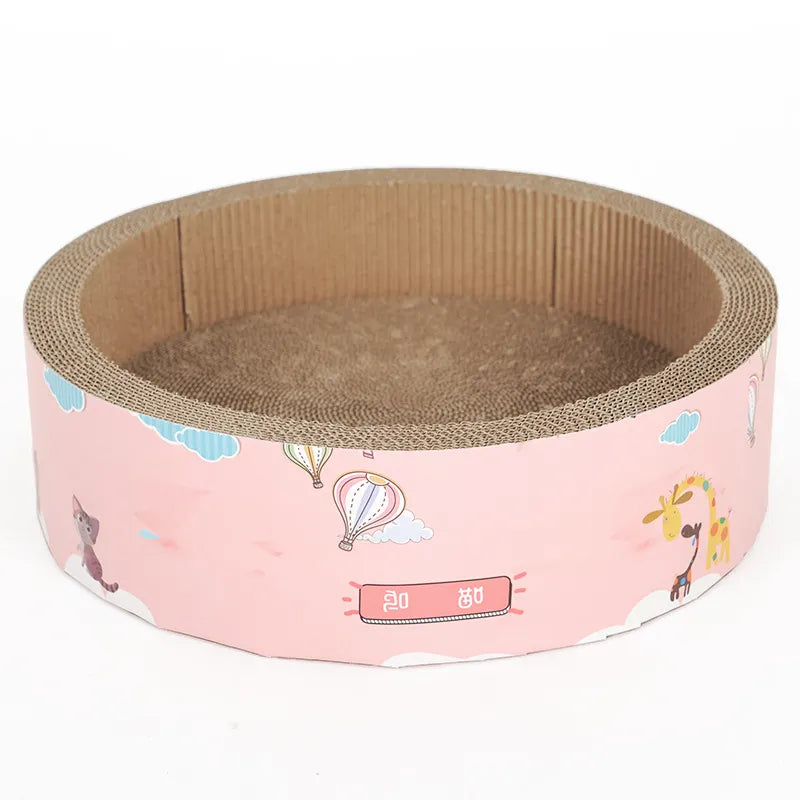 Feline scratching mat offers fun claw care, keeping cats entertained & furniture safe from scratches.