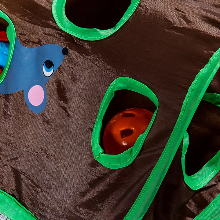 Unisex interactive cat activity mat. Engages cats in hide and seek & hunting play for mental enrichment.