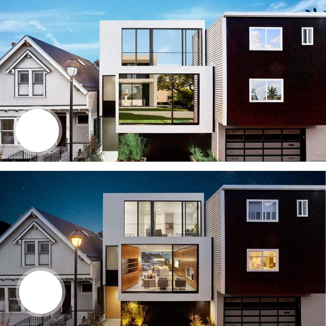 Solar reflective window film for daytime privacy, perfect for energy saving and UV protection