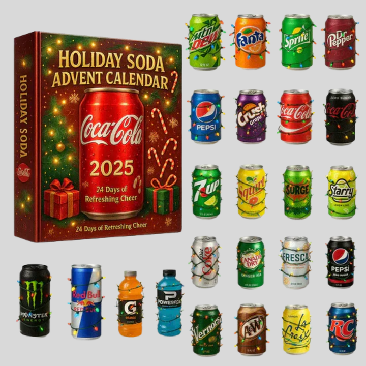Holiday gift idea: Decorative Beverage Bottle Advent Calendar 2025 with unique decorative bottles.