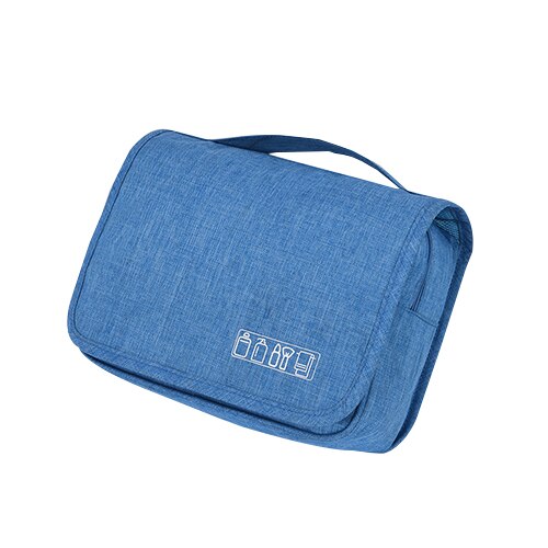 Waterproof deluxe travel cosmetic bag, keeping your toiletries safe & dry.