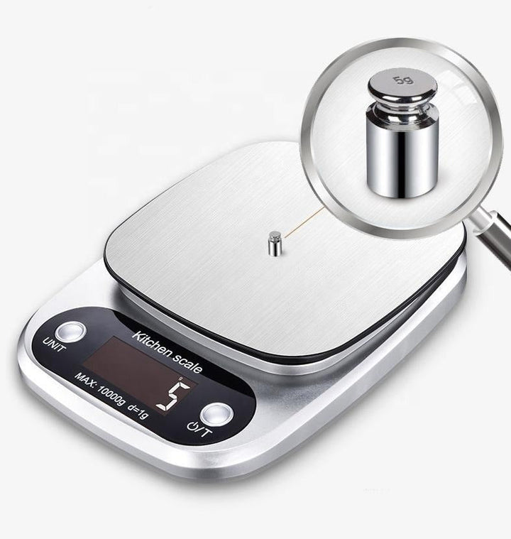 Accurate digital baking scale for perfect recipes, essential kitchen tool.