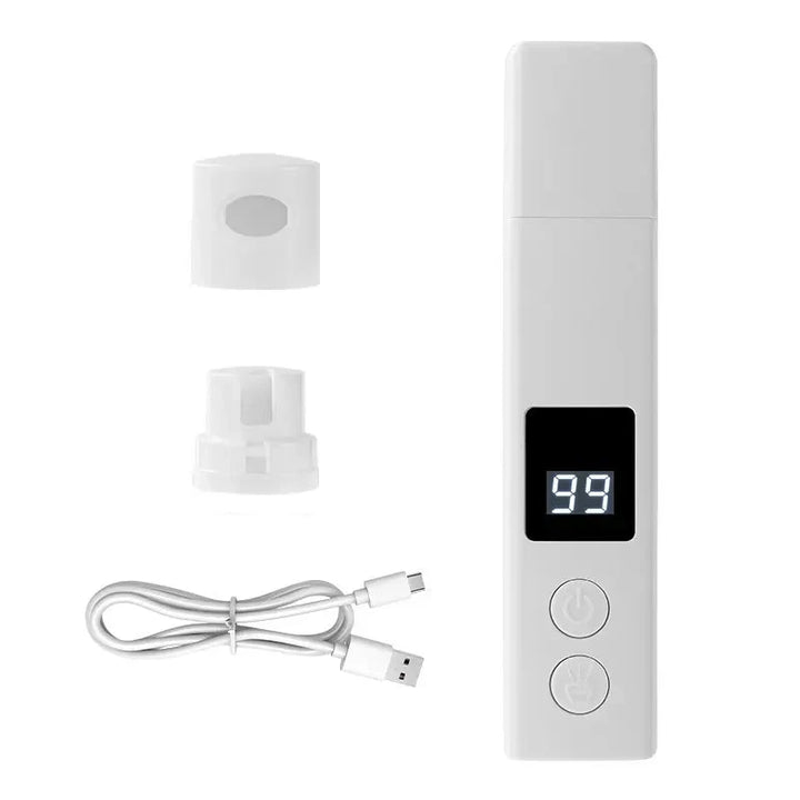 Modern pet claw care tool: Digital grinder with quiet operation & bright LED for easy use.