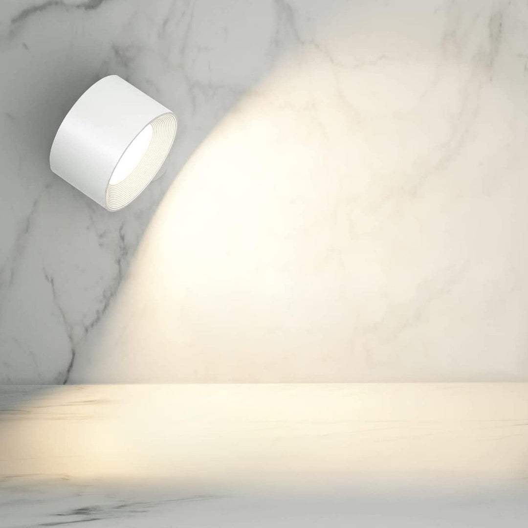 Flexible wireless wall light with dimmable LED, rechargeable for versatile home lighting.