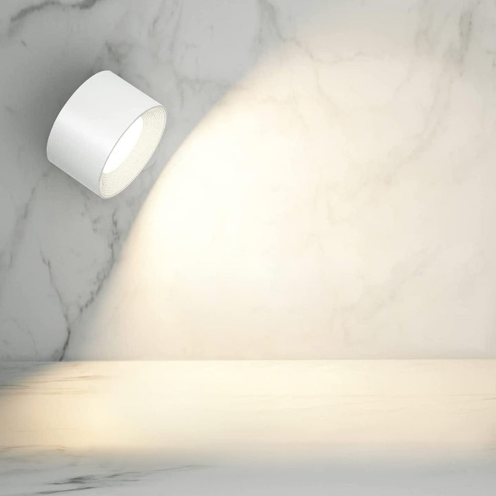 Flexible wireless wall light with dimmable LED, rechargeable for versatile home lighting.