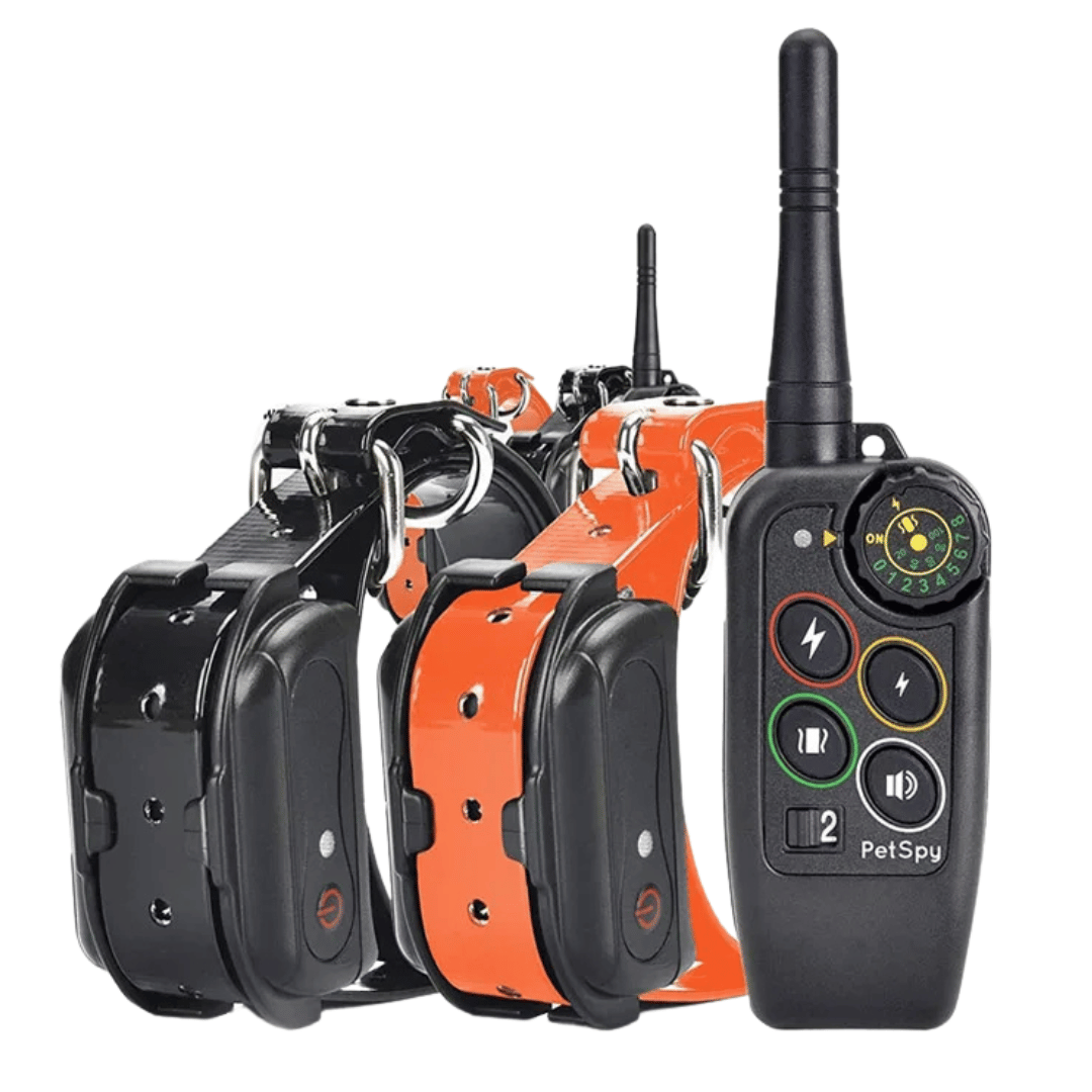Improve dog behavior with this waterproof, long range remote training e-collar for obedience & safety.