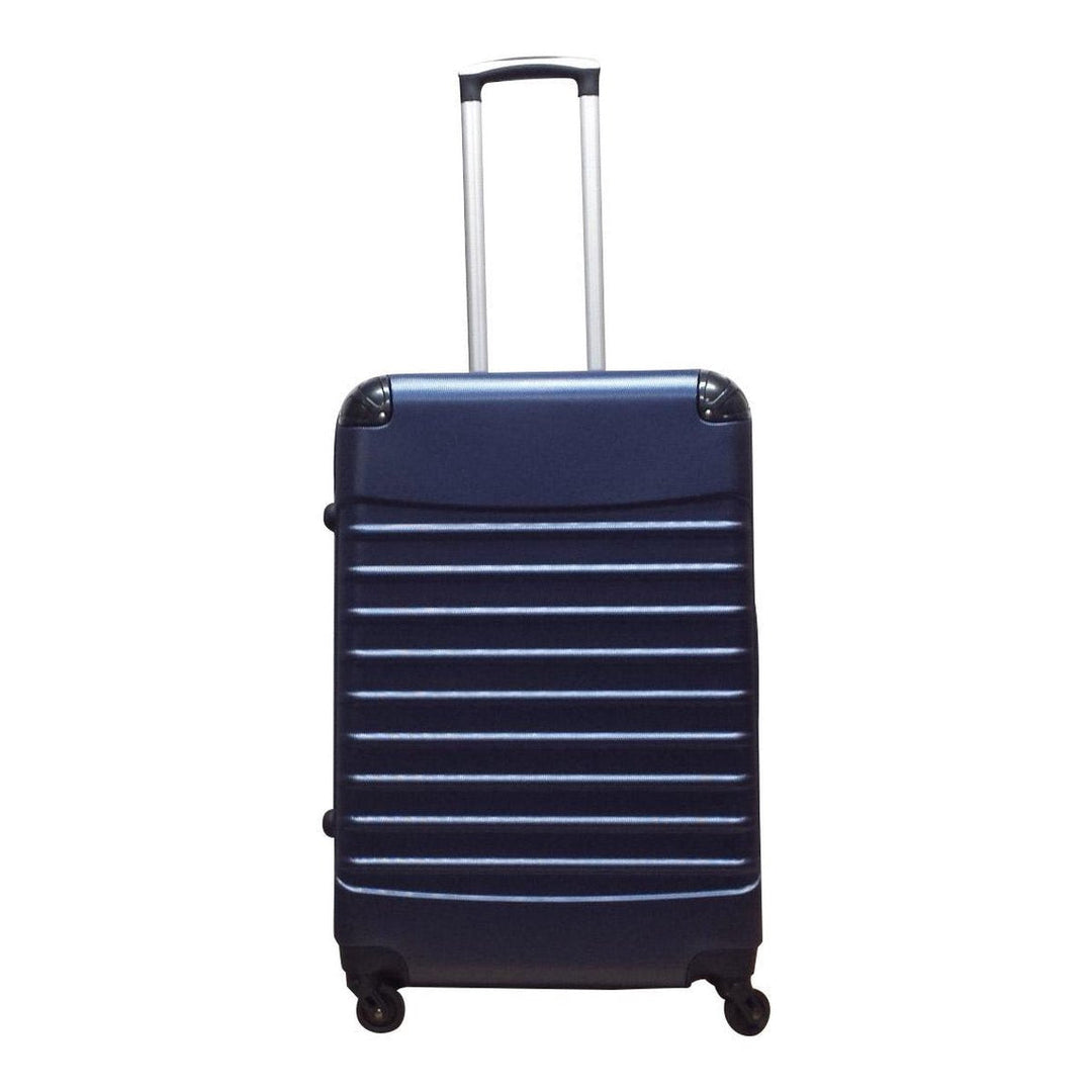 Complete 2-piece durable ABS hardshell luggage set: carry-on & checked luggage for all adventures.