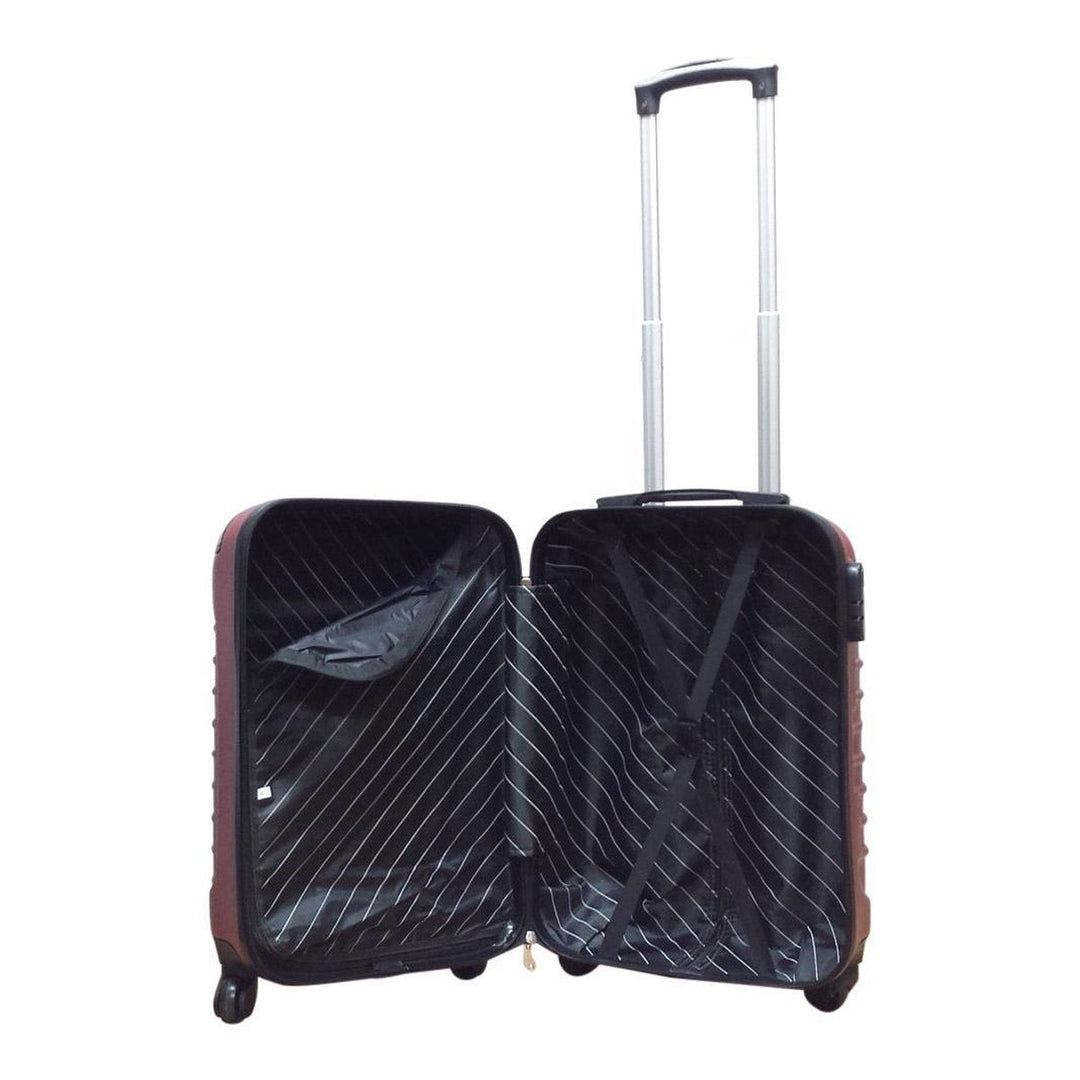 Robust 2-piece ABS hardshell luggage set, ideal for durable & reliable travel essentials.