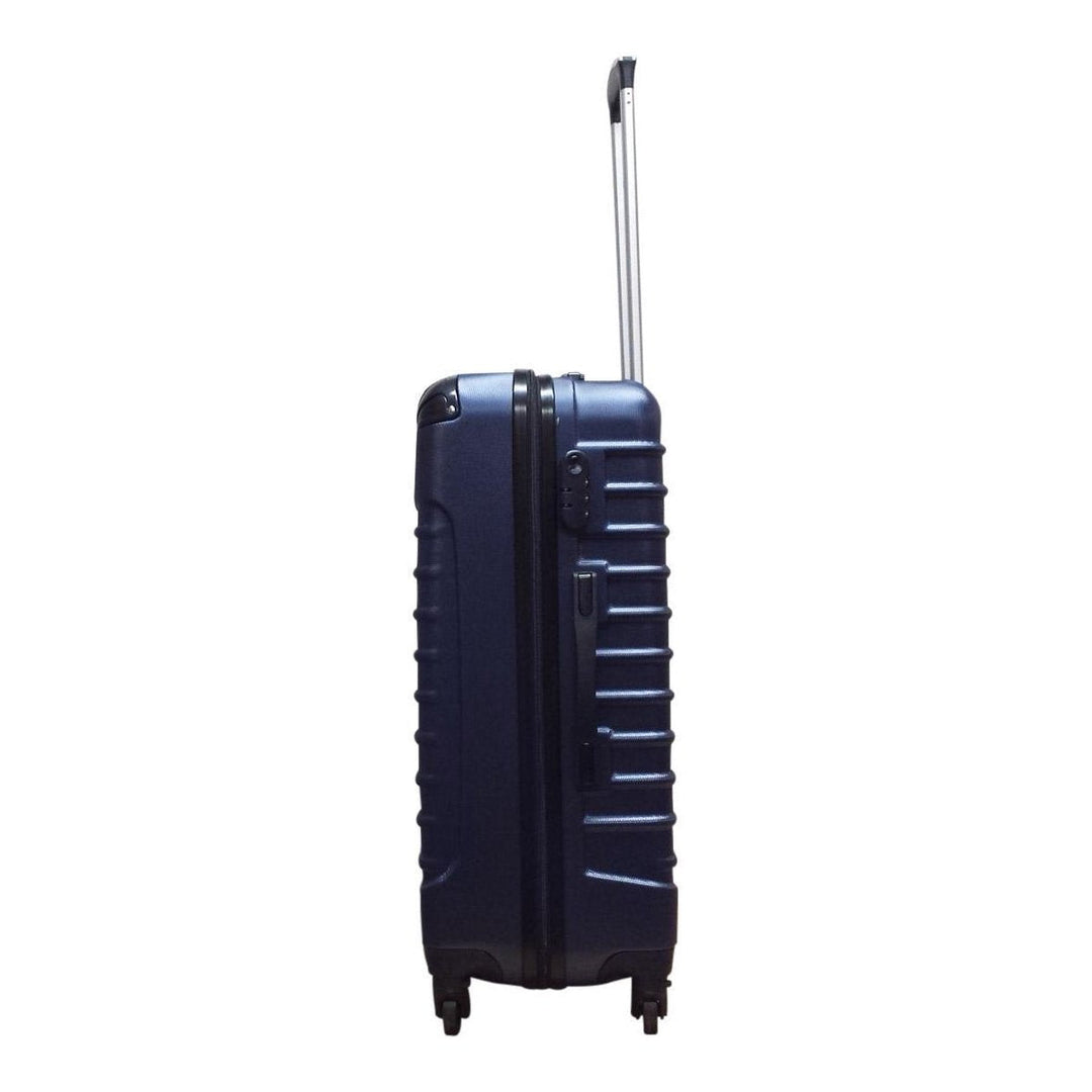Compact & durable 2-piece ABS luggage set: carry-on & checked, built for stress-free travel.