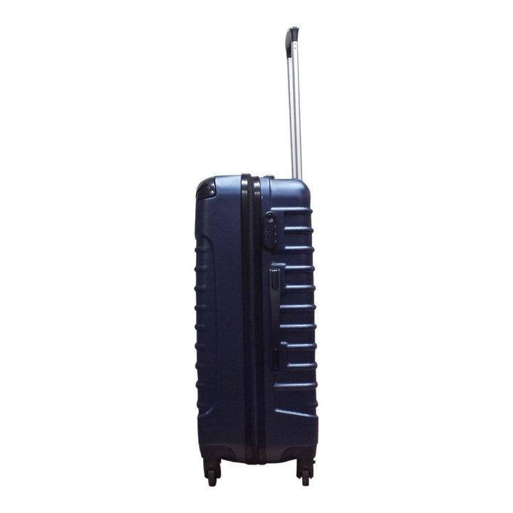 Compact & durable 2-piece ABS luggage set: carry-on & checked, built for stress-free travel.