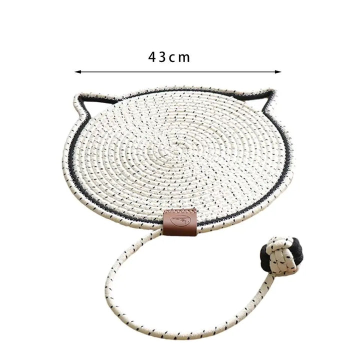 Feline scratching rug to protect your sofa & maintain cat's claw health. A durable pet furniture protector.