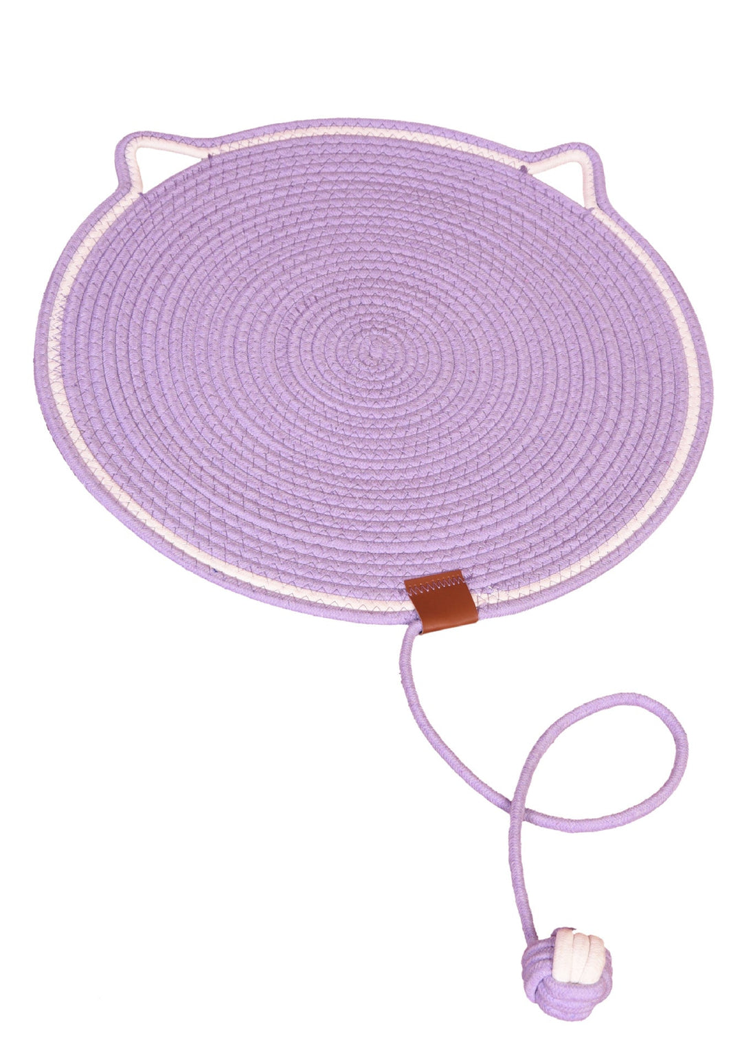Modern cat scratching rug, blends with home decor while serving as a durable furniture protector & scratch pad.