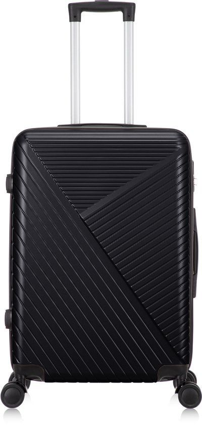 Cordoba hard-shell travel suitcase, featuring secure TSA lock & multidirectional spinner wheels for seamless mobility.