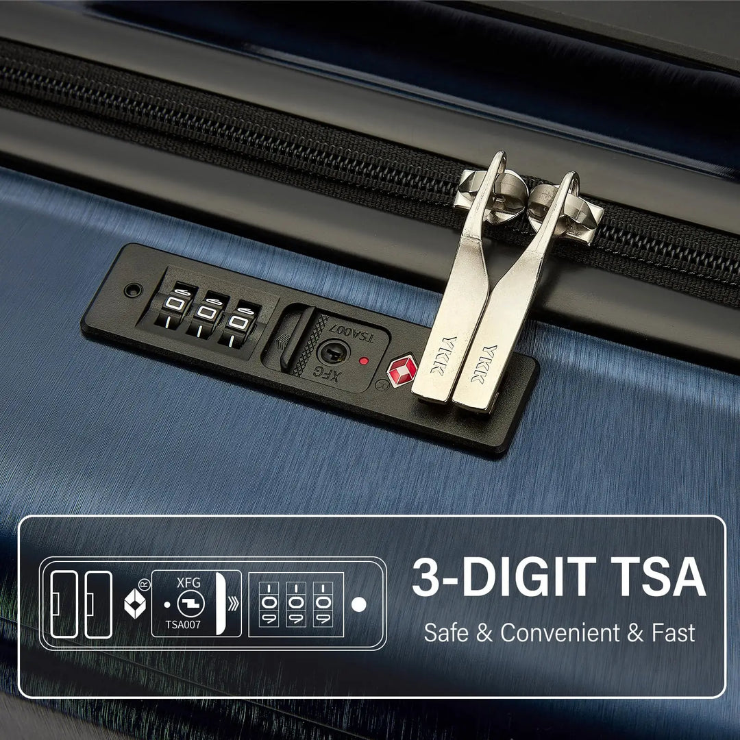 Impact-resistant Denver hardshell luggage, built tough for durable travel & organized packing.