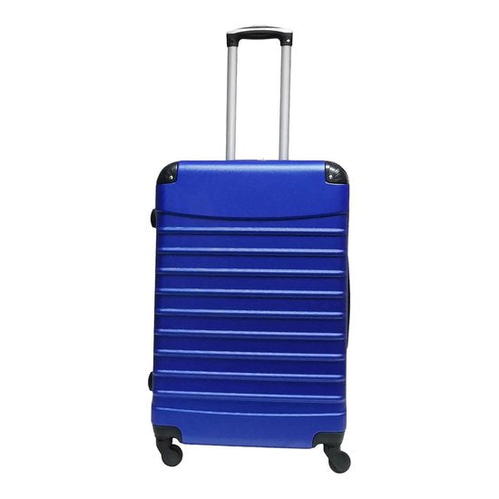 Smart hardshell luggage featuring easy-glide spinner wheels & secure zipper.