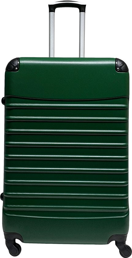 Sleek hardshell spinner suitcase, built for durability and ease of packing.