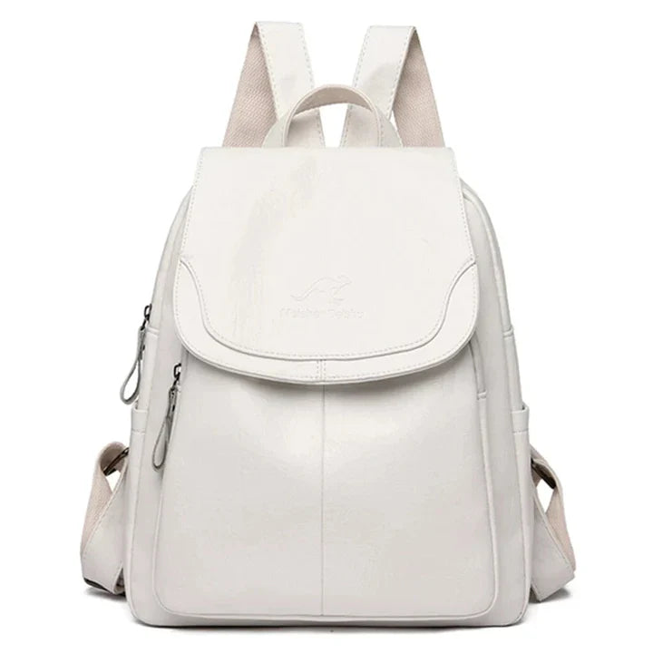 Durable women's backpack, a stylish and practical everyday bag with ample space.