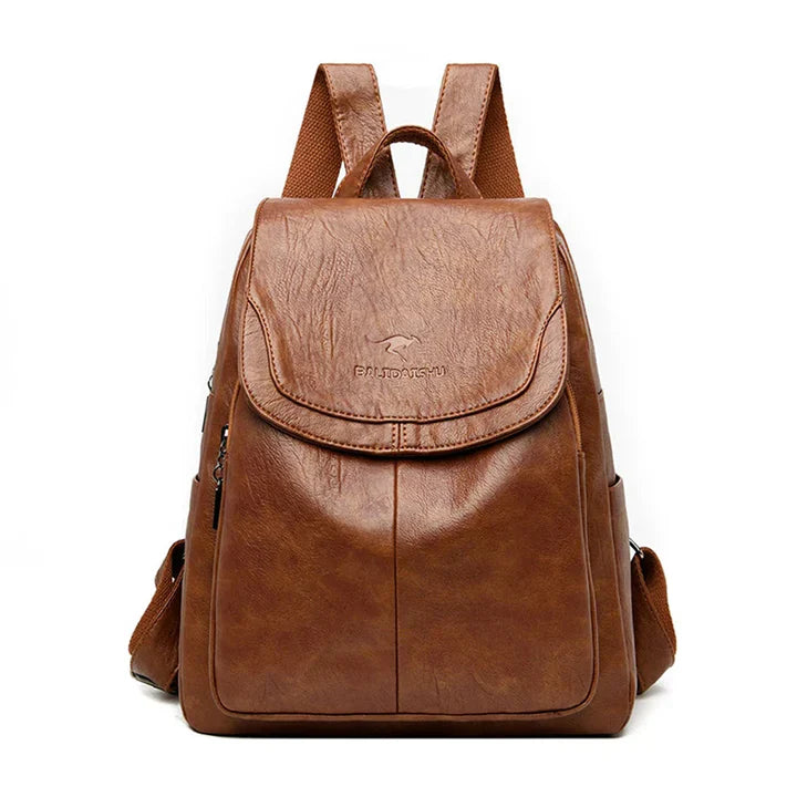 Fashionable and durable backpack for women, designed for versatile daily use.