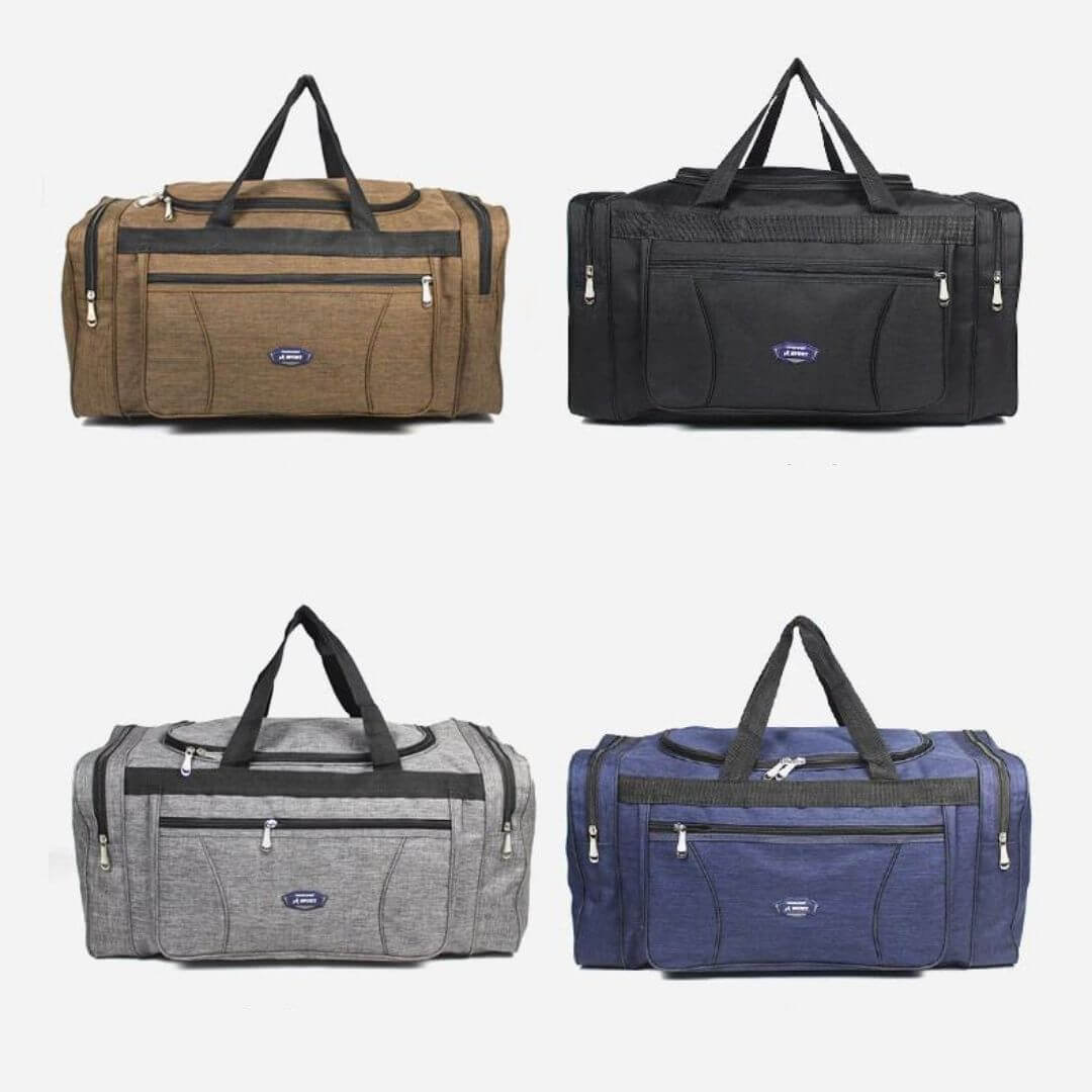 Durable unisex large capacity waterproof travel duffle bag. Ideal for gym, sports, or weekend trips.