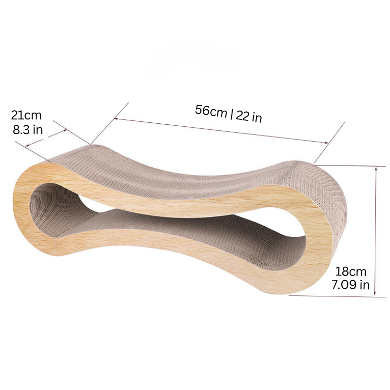 Comfortable feline lounge bed and durable cat scratching post for pet care. Promotes healthy claws & relaxation.