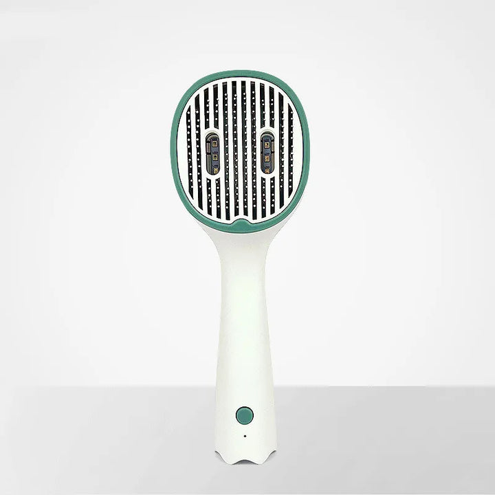 Electric hairbrush for efficient hair smoothing, detangling, and frizz control. Get sleek, straight hair fast.