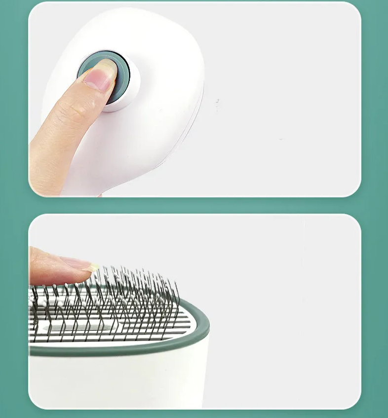 Fast styling electric hairbrush. Quickly smooths & detangles straight hair, offering salon-quality results for daily care.