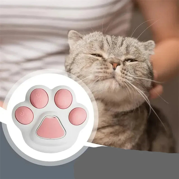 Wireless electric cat brush with spray function for gentle grooming, deshedding, & a healthier, shinier coat.