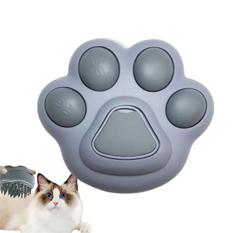 Rechargeable electric spray brush for pet grooming, suitable for cats & dogs, ensures shiny, clean coats.
