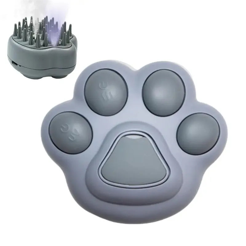 Advanced electric deshedding brush with soothing spray, perfect for comprehensive pet grooming & coat care.