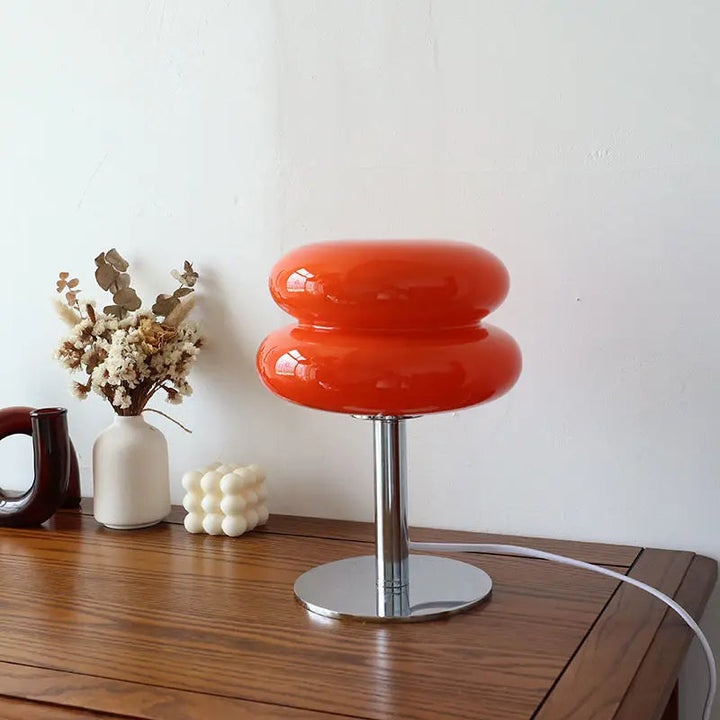 Elegant Bauhaus style table lamp, timeless design. Modern desk light for home decor & ambient lighting.