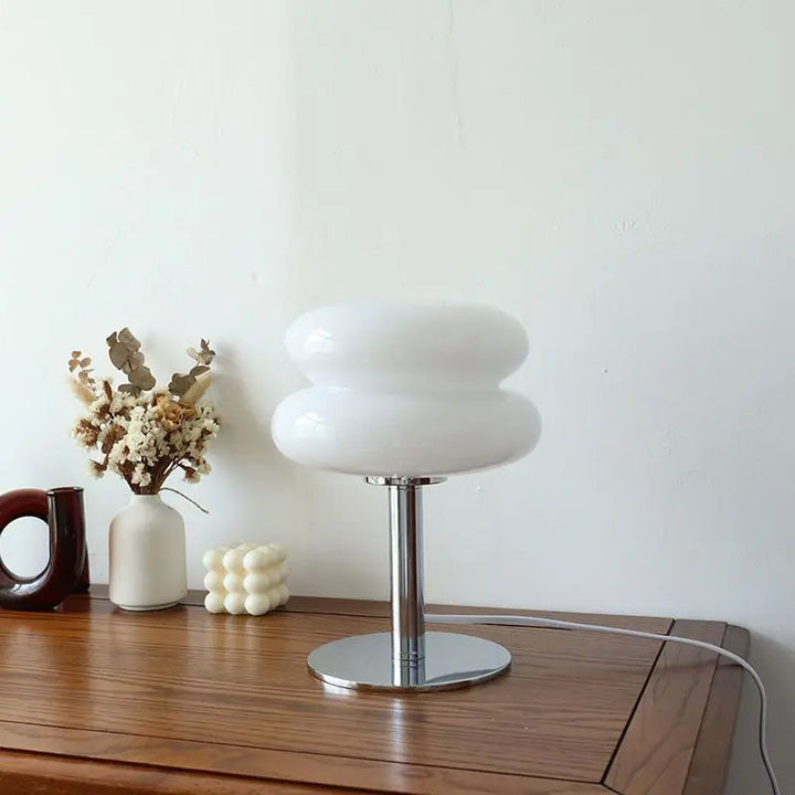 Timeless Bauhaus desk light, an elegant decorative table lamp. Modern LED lighting for sophisticated homes.