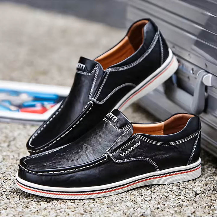 Stylish yellow men's loafers, comfortable slip-on dress shoes & casual footwear for all-day wear & effortless style.