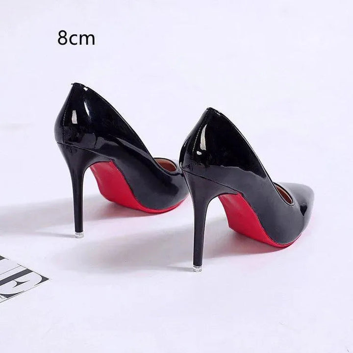 Women's high-heel stiletto pumps, comfortable slip-on, elegant for office, parties or special events.