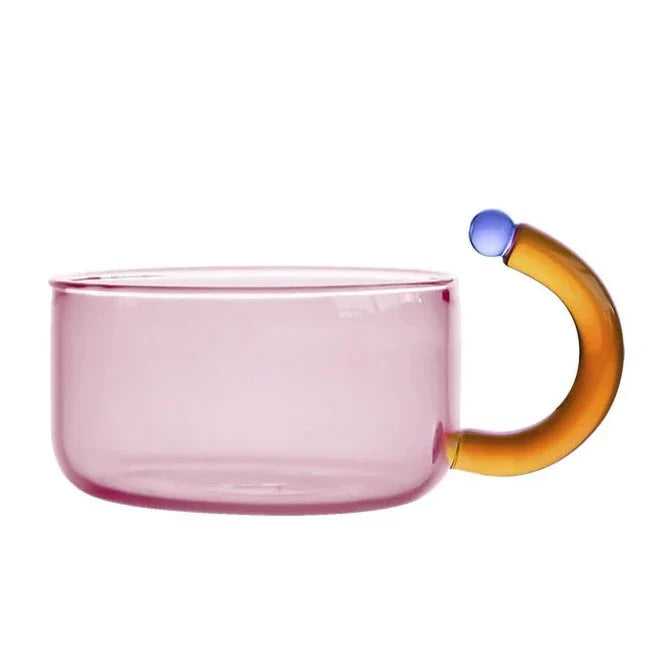 Heat-resistant borosilicate glass tea set, premium durable glassware for daily enjoyment.