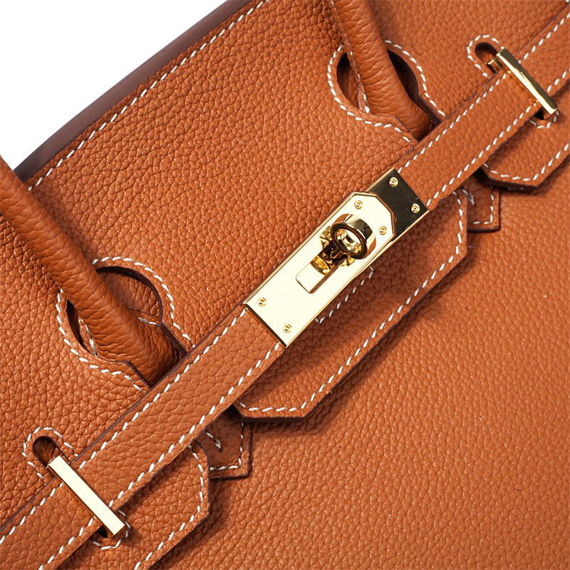 Durable genuine leather women's shoulder bag, elegant for everyday luxury.