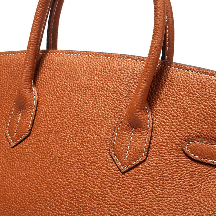 Soft genuine leather women's purse, a chic everyday luxury fashion accessory.