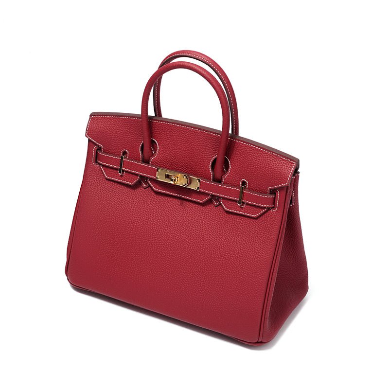 Functional genuine leather women's handbag, chic for everyday elegance.