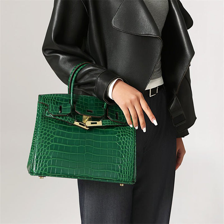 Fashionable women's leather purse, organized luxury everyday style essential.