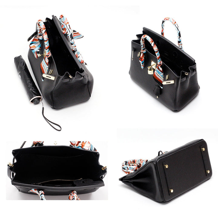 Classic luxury leather purse for women, elegant daily wear and timeless style.